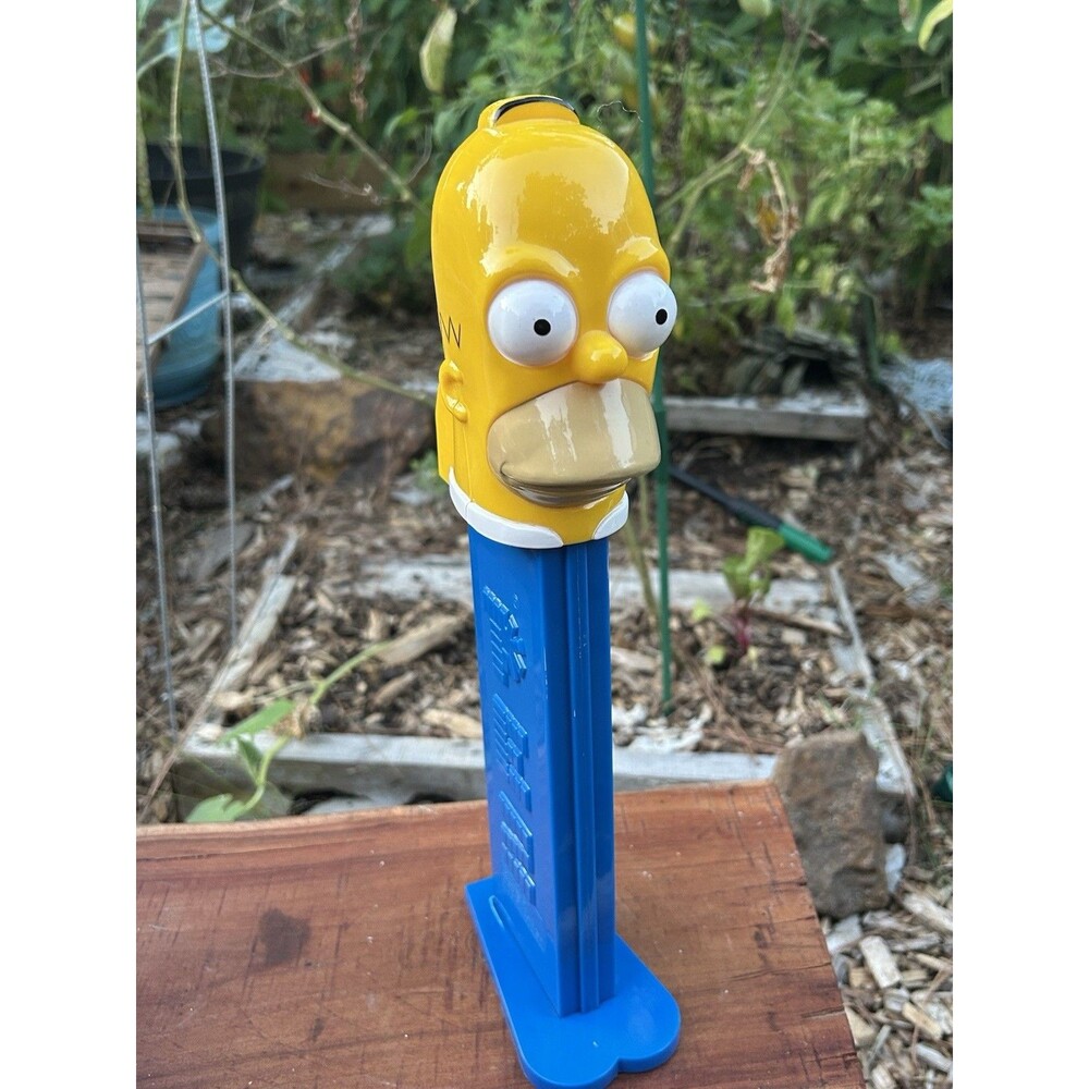 Vtg The Simpsons Homer Simpson Giant Talking PEZ Dispenser 12" 2003 Collectible